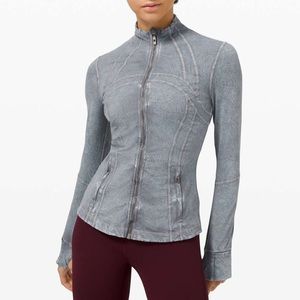 Lululemon Define Jacket in Ice Dye Asphalt Size 12